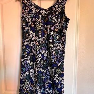 CAbi Multicolor Floral Midi Dress